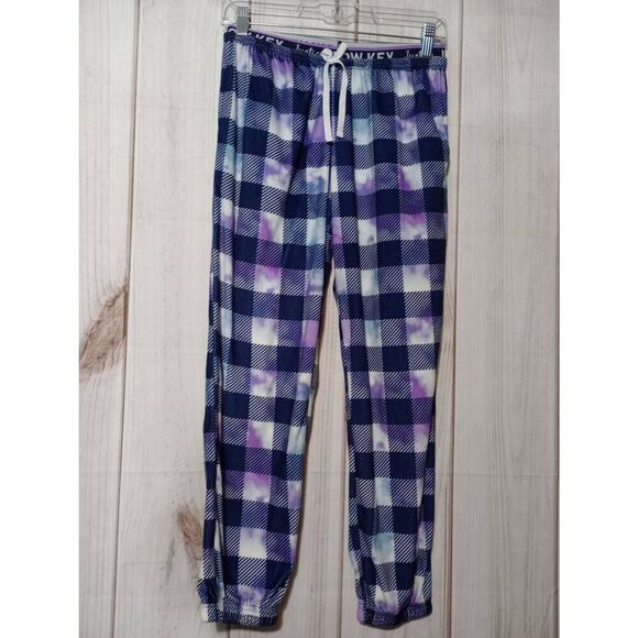 Justice Pants‎ Girls Large Sleep Purple Plush Flame Resistant - Picture 1 of 5